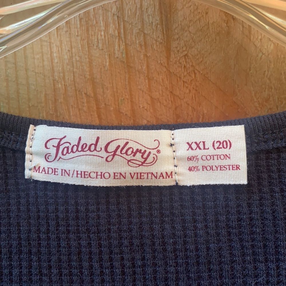 Faded Glory thermal top sz. 20 - Picture 2 of 3
